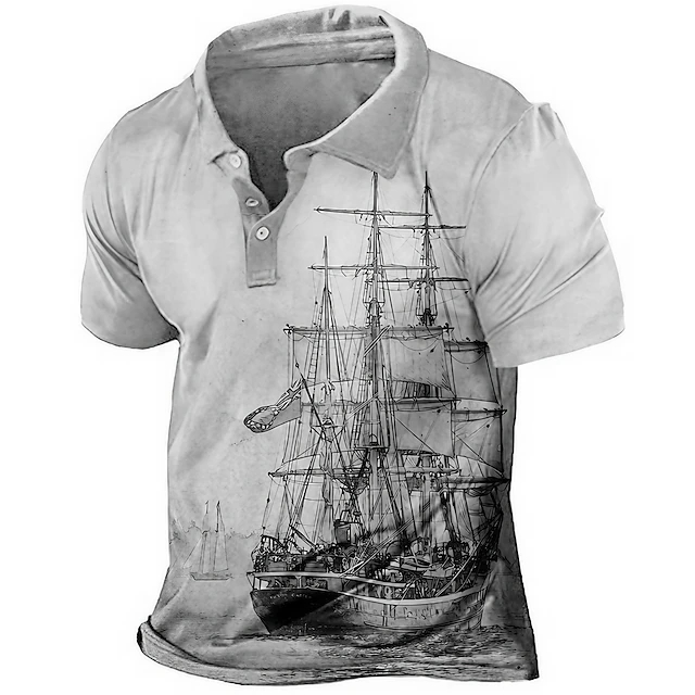 Home Barca - Camisa polo masculina de manga curta