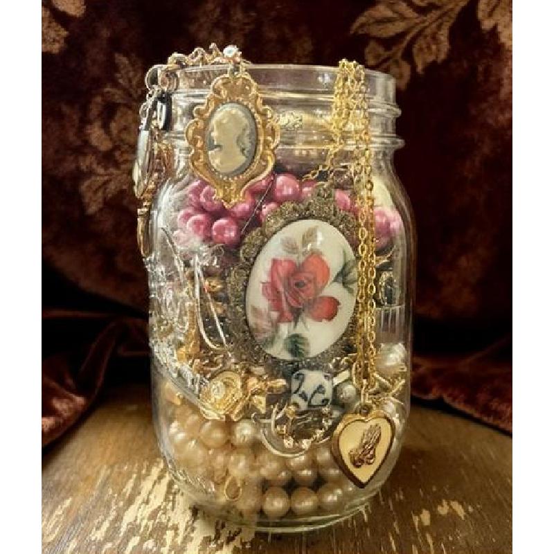 Bar Cart Gold - Jarra misteriosa de joias de ouro