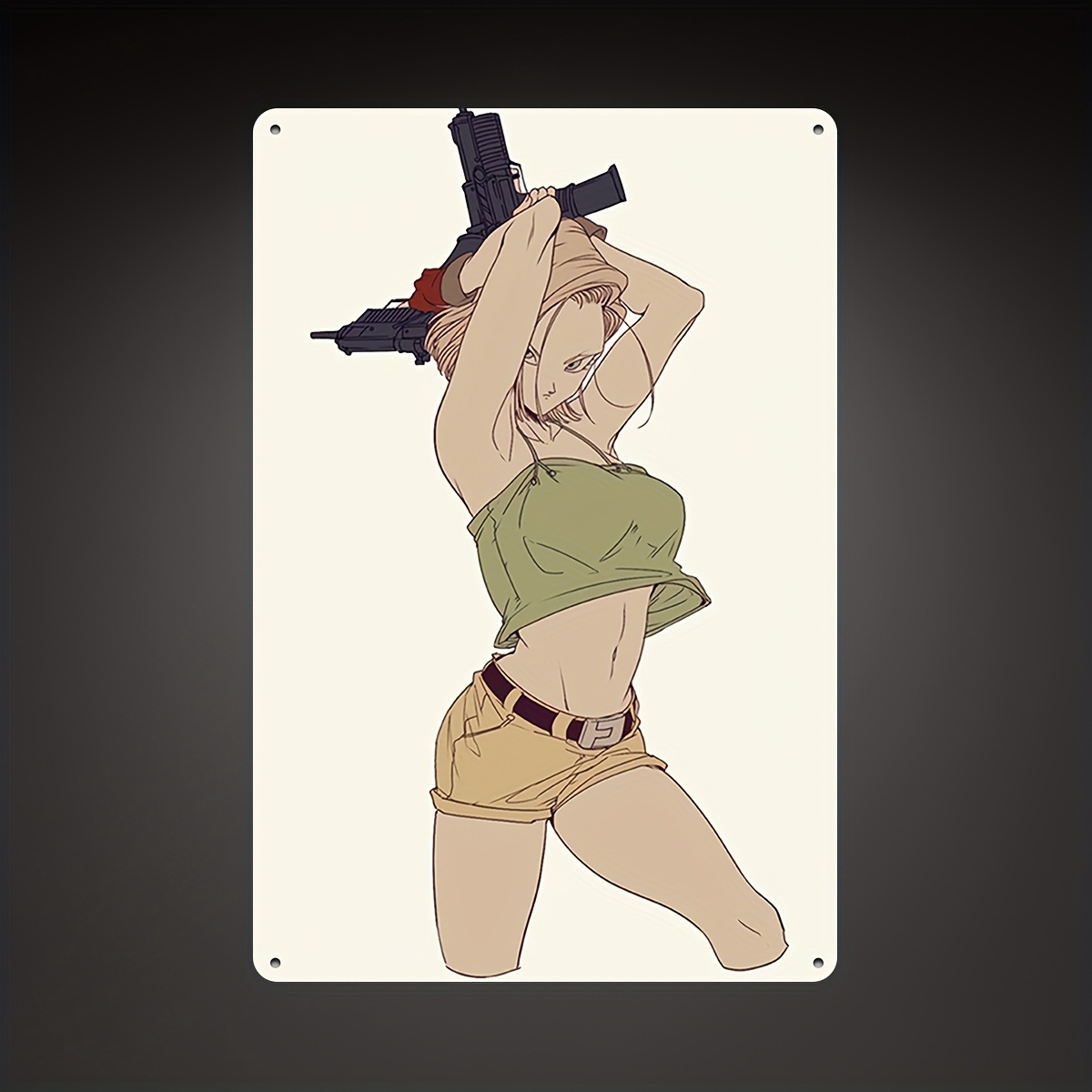 Home Bar Android - Placa de metal decorativa com imagem