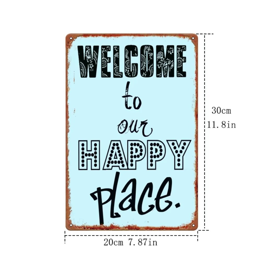 Home Bar Signs - CIFbuy Placa de Ferro Personalizável 2D