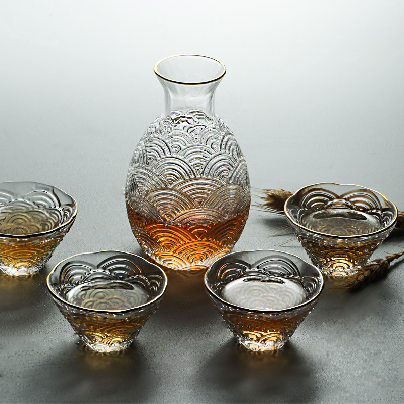 Home Bar Set - Conjunto de Jarra de Saquê Japonesa