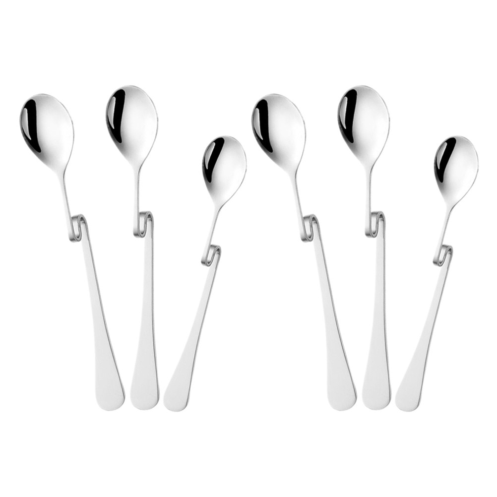6 Peças de Colheres de Aço Ino - Bar Spoon Twisted avaliação e preço