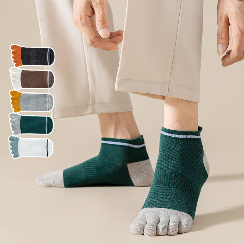5 pares homem toe barco meias  - Home Barca avaliação e preço